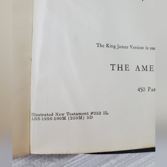 Vintage 1956 Holy Bible Olive Wood Cover King James Jeruslaem Bible - Picture 9 of 16